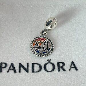Pandora Charleston SC  Dangle Charm Travel Pendant S925 Sterling silver Jewelry